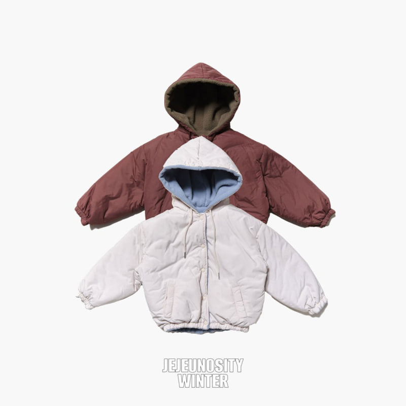 Jejeunosity - Korean Children Fashion - #childrensboutique - Ive Reversible Hood Jacket (Junior)