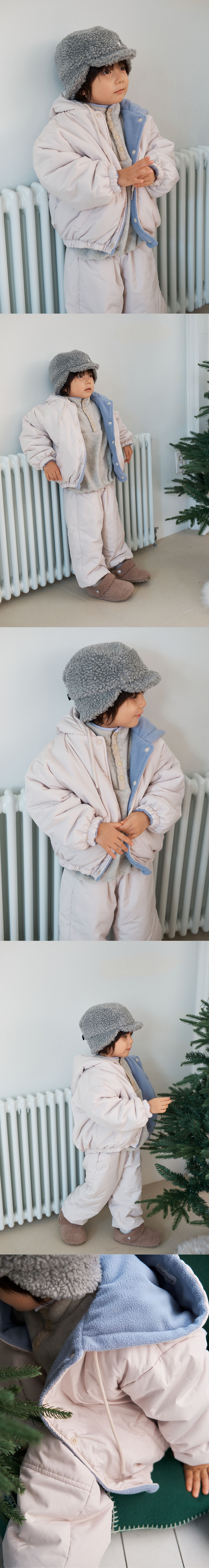 Jejeunosity - Korean Children Fashion - #designkidswear - Ive Reversible Hood Jacket (Junior) - 2