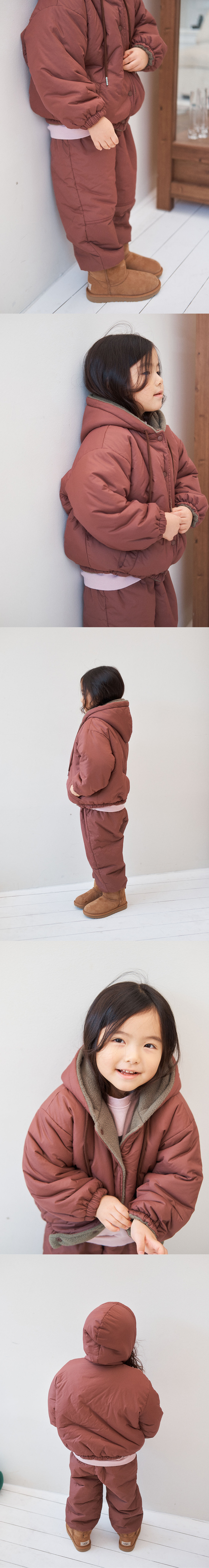 Jejeunosity - Korean Children Fashion - #fashionkids - Ive Reversible Hood Jacket (Kids) - 5