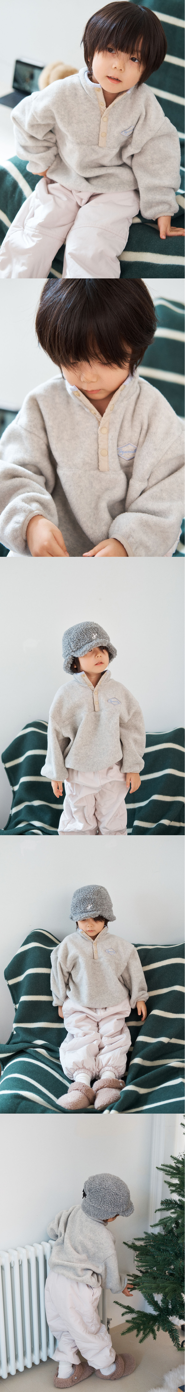 Jejeunosity - Korean Children Fashion - #discoveringself - Fleece Anorak (Kids) - 4