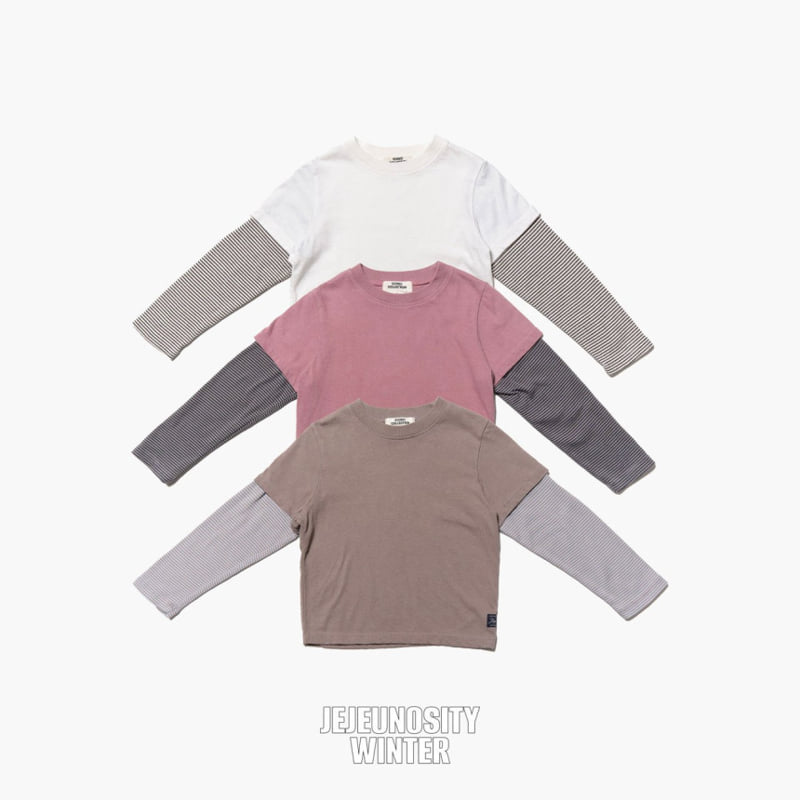 Jejeunosity - Korean Children Fashion - #littlefashionista - Marmel Layered Tee