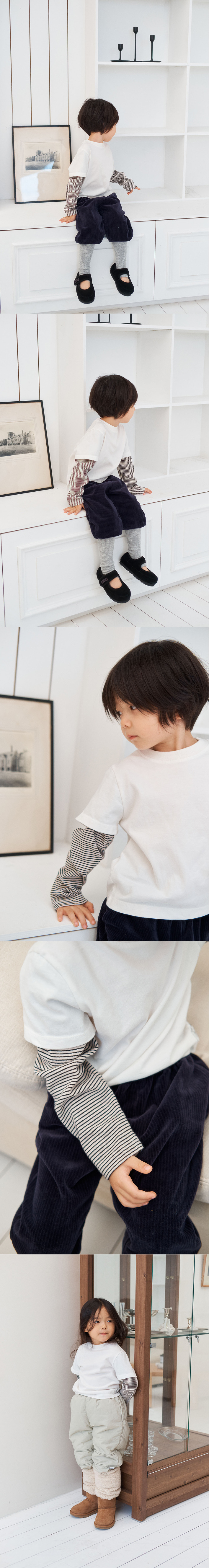 Jejeunosity - Korean Children Fashion - #magicofchildhood - Marmel Layered Tee - 2