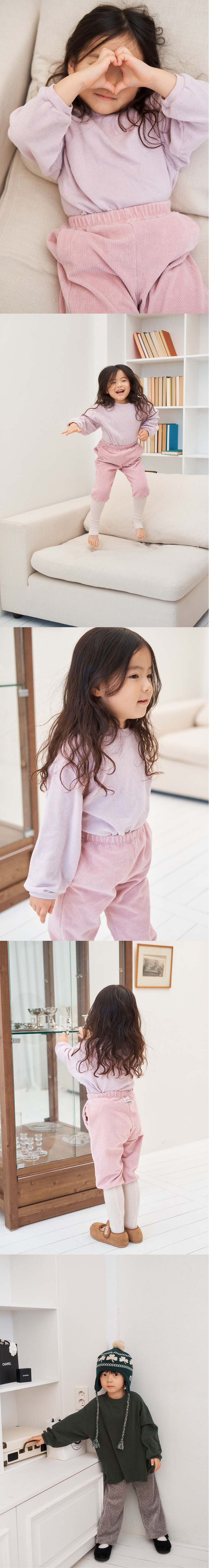 Jejeunosity - Korean Children Fashion - #magicofchildhood - Peach Brushed Tee - 4