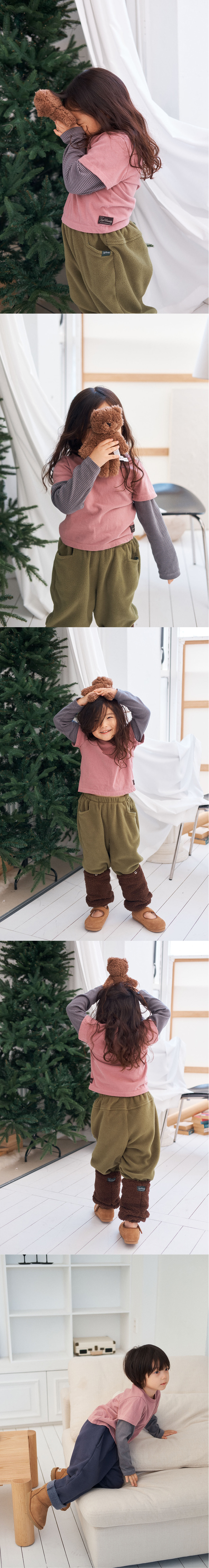 Jejeunosity - Korean Children Fashion - #minifashionista - Marmel Layered Tee - 4