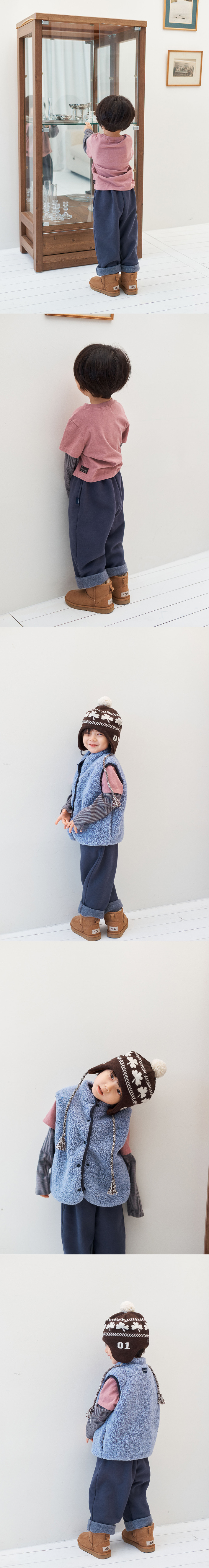 Jejeunosity - Korean Children Fashion - #toddlerclothing - Scroll Up Pants (Junior) - 4