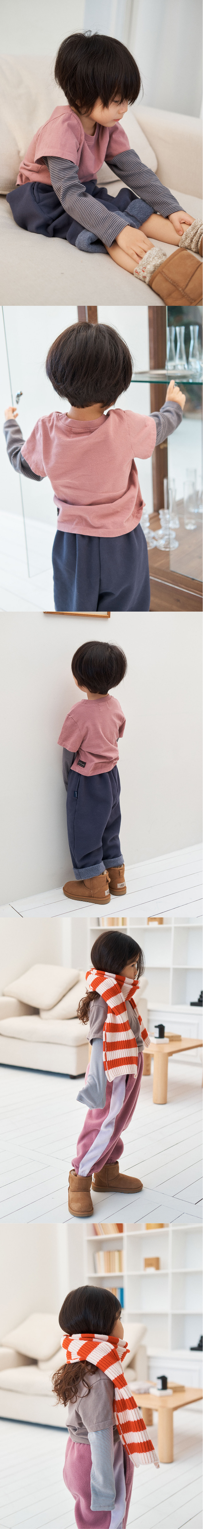 Jejeunosity - Korean Children Fashion - #todddlerfashion - Marmel Layered Tee - 5