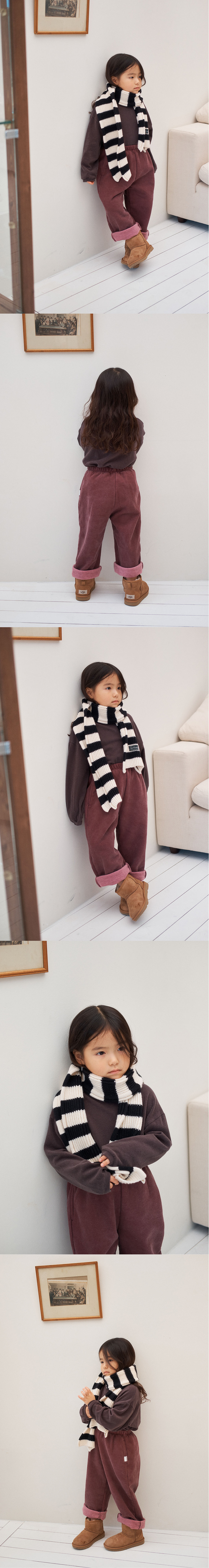 Jejeunosity - Korean Children Fashion - #todddlerfashion - Scroll Up Pants (Junior) - 2