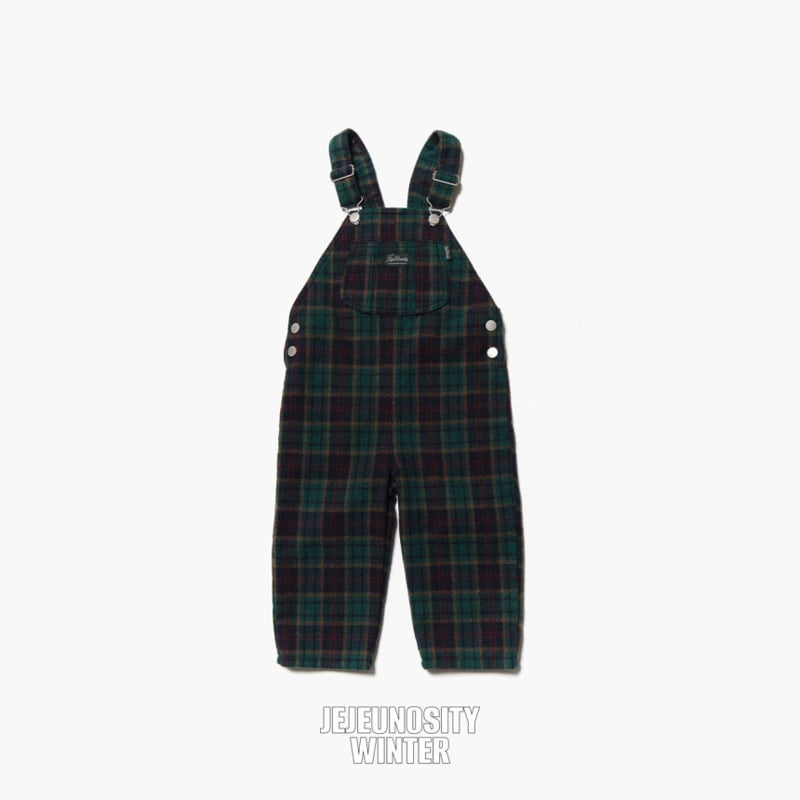 Jejeunosity - Korean Children Fashion - #todddlerfashion - Berry Long Overalls (Kids)