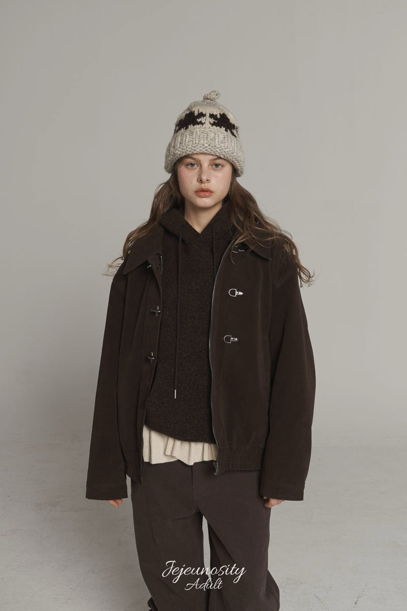 Jejeunosity - Korean Women Fashion - #momslook - Adult Warm Clock Jacket - 2