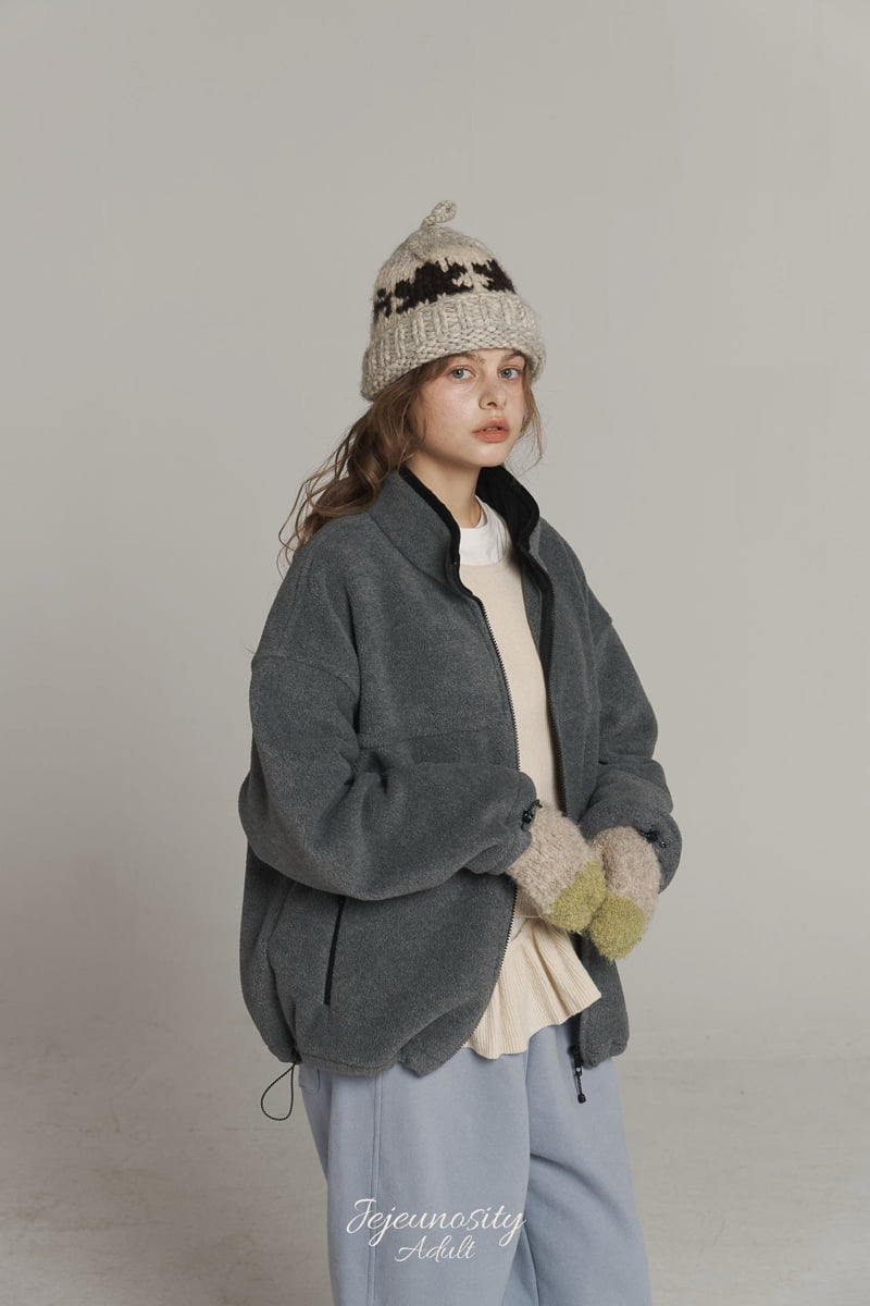 Jejeunosity - Korean Women Fashion - #momslook - Adult Fleece P Jacket - 10