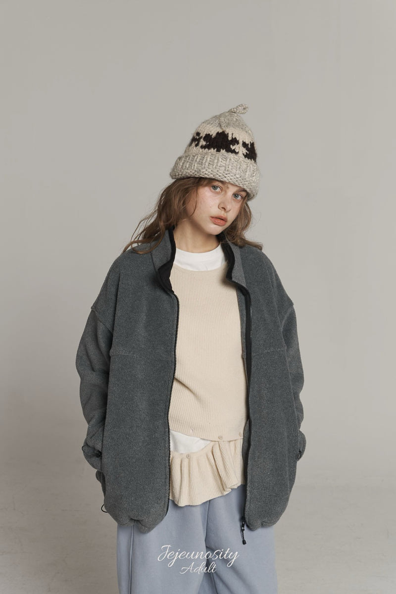 Jejeunosity - Korean Women Fashion - #momslook - Adult Fleece P Jacket - 6