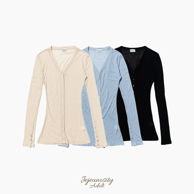 Jejeunosity - Korean Women Fashion - #momslook - Adult Long Cardigan - 5