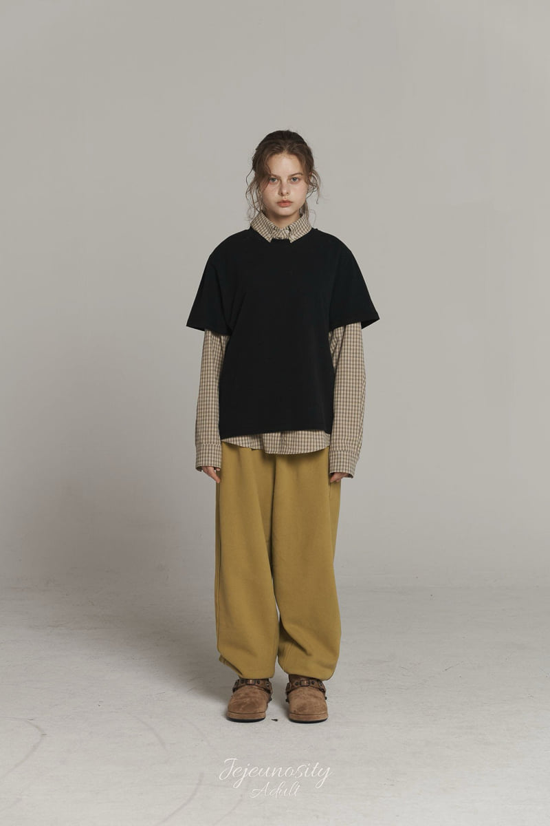 Jejeunosity - Korean Women Fashion - #momslook - Adult Check In Shirt - 6