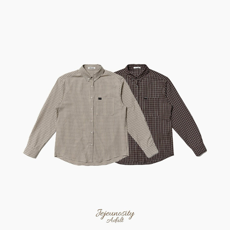 Jejeunosity - Korean Women Fashion - #thelittlethings - Adult Check In Shirt - 5