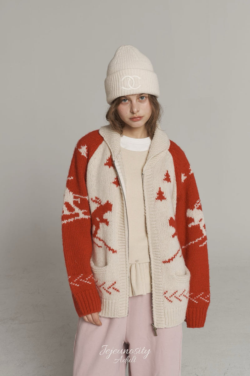 Jejeunosity - Korean Women Fashion - #womensfashion - Adult Skin Knit Jacket - 2