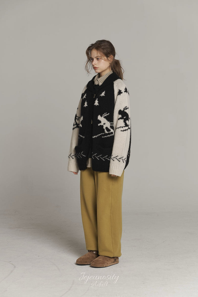 Jejeunosity - Korean Women Fashion - #momslook - Adult Skin Knit Jacket - 4