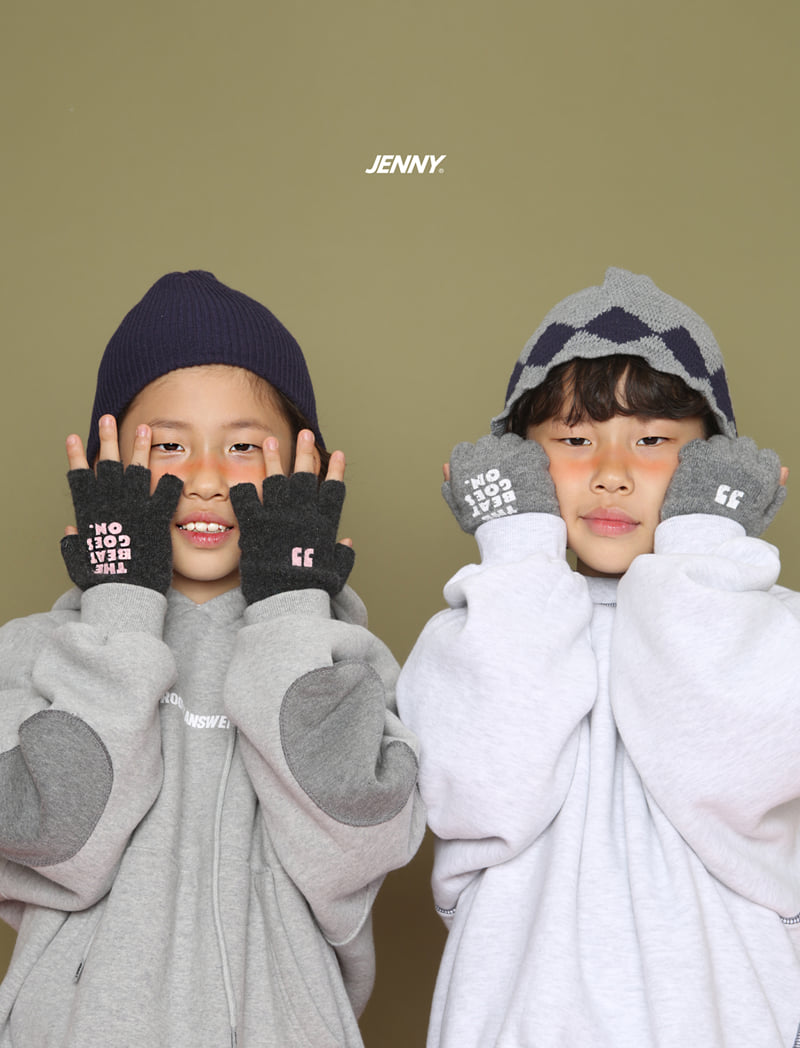 Jenny Basic - Korean Children Fashion - #childofig - Beat Wool Half Gloves - 2