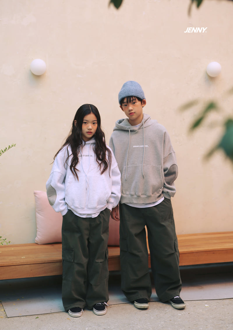 Jenny Basic - Korean Children Fashion - #childofig - Chaussette Khaki Fleece Pants - 8