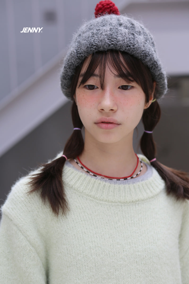 Jenny Basic - Korean Children Fashion - #childofig - Pom Pom Hat - 4