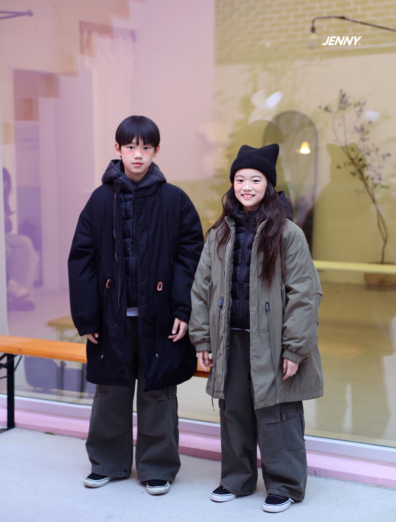 Jenny Basic - Korean Children Fashion - #childrensboutique - Chaussette Khaki Fleece Pants - 9