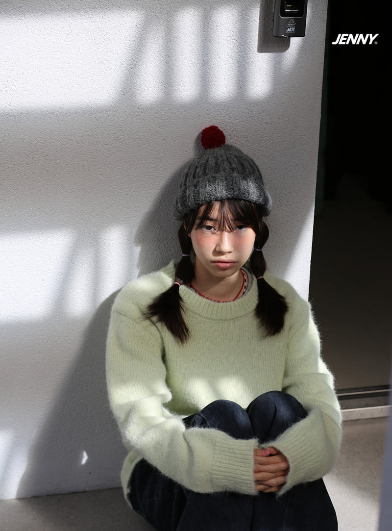 Jenny Basic - Korean Children Fashion - #designkidswear - Pom Pom Hat - 5