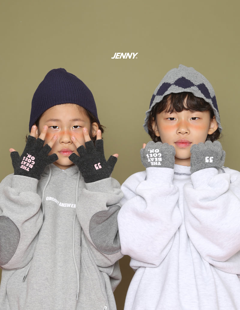 Jenny Basic - Korean Children Fashion - #childrensboutique - Beat Wool Half Gloves - 4
