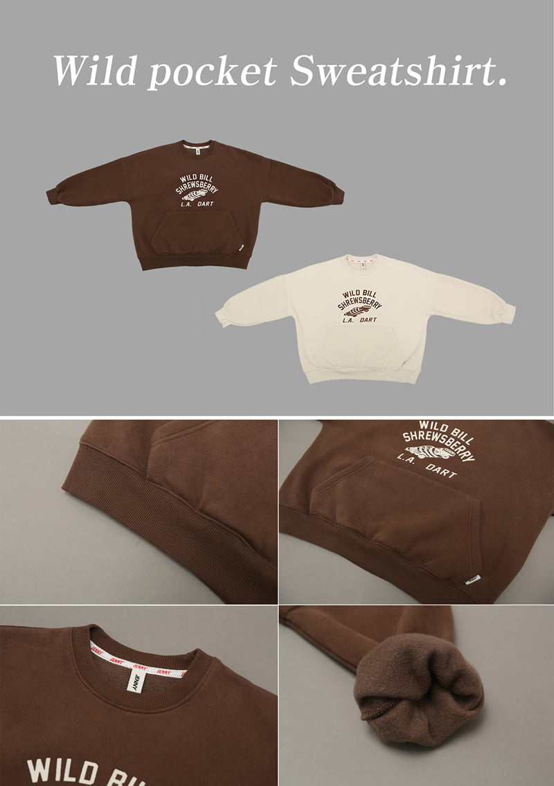 Jenny Basic - Korean Children Fashion - #fashionkids - Wild Pocket Sweatshirt - 11