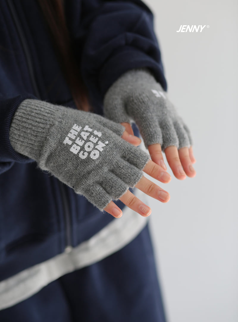 Jenny Basic - Korean Children Fashion - #littlefashionista - Beat Wool Half Gloves - 11