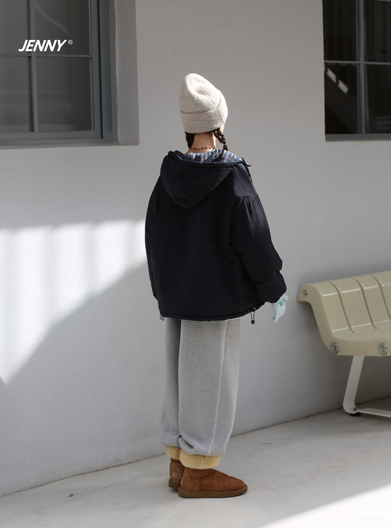 Jenny Basic - Korean Children Fashion - #magicofchildhood - Two Way Check Padded Jacket - 10