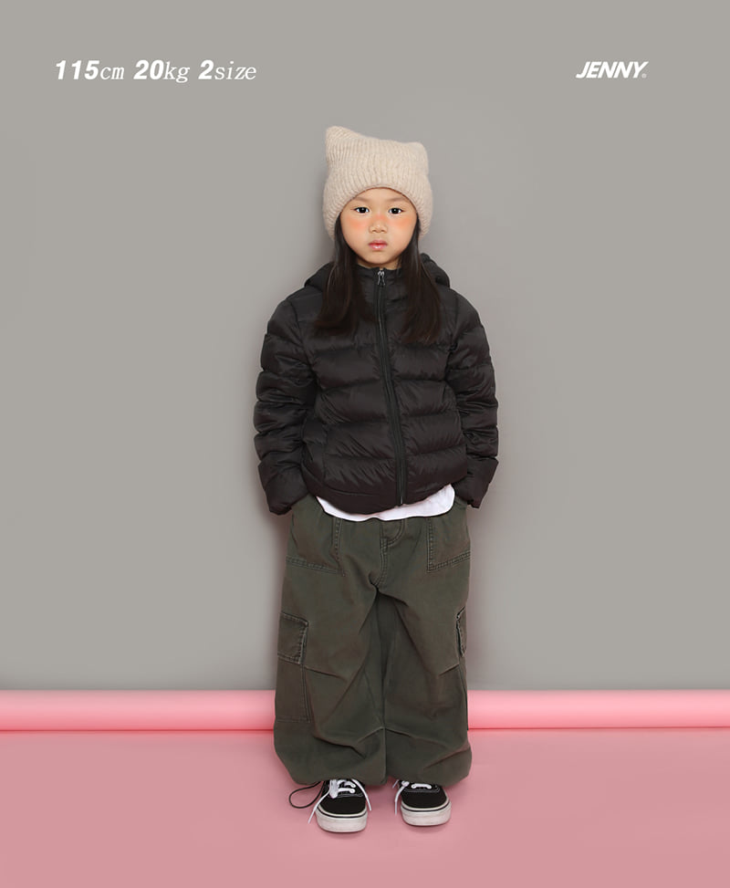 Jenny Basic - Korean Children Fashion - #magicofchildhood - Chaussette Khaki Fleece Pants - 2