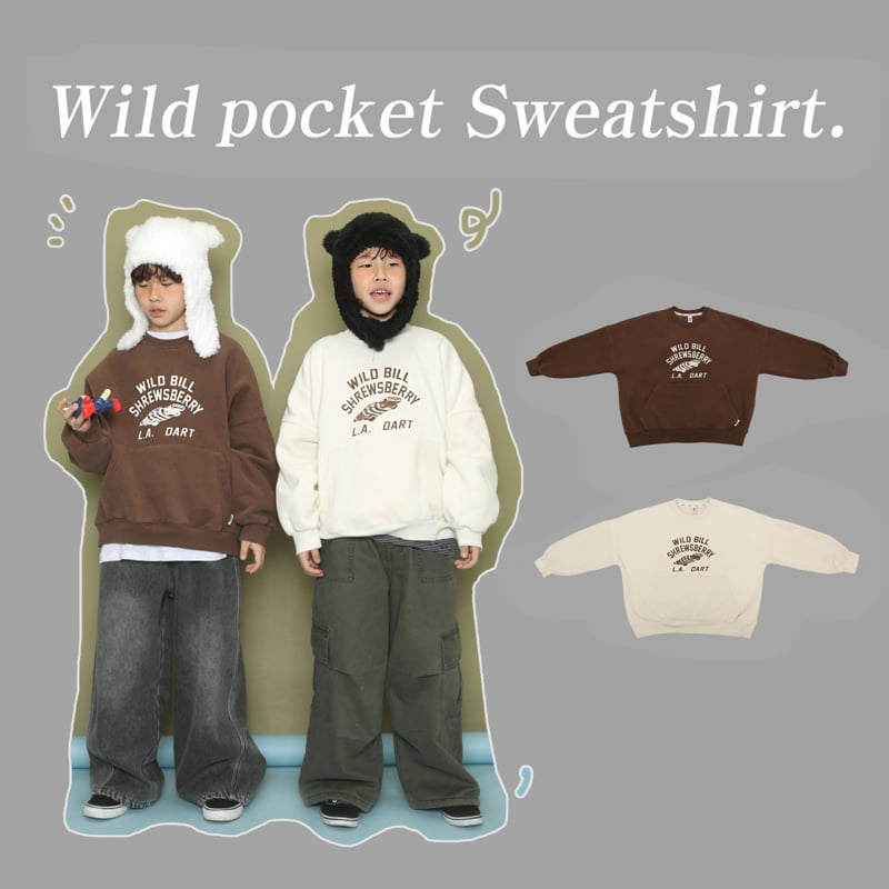 Jenny Basic - Korean Children Fashion - #magicofchildhood - Wild Pocket Sweatshirt