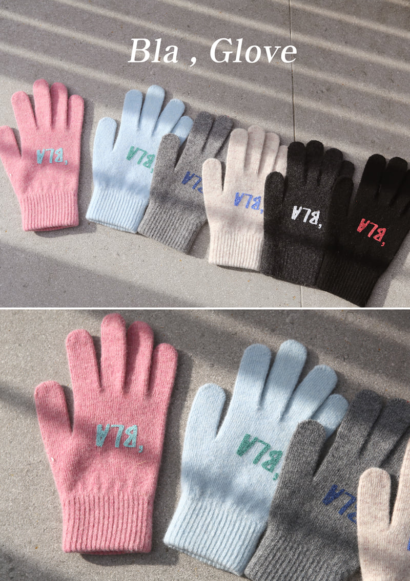 Jenny Basic - Korean Children Fashion - #minifashionista - Bla Wool Gloves - 12
