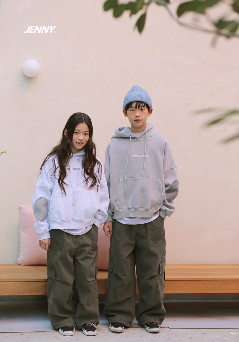 Jenny Basic - Korean Children Fashion - #stylishchildhood - Chaussette Khaki Fleece Pants - 7