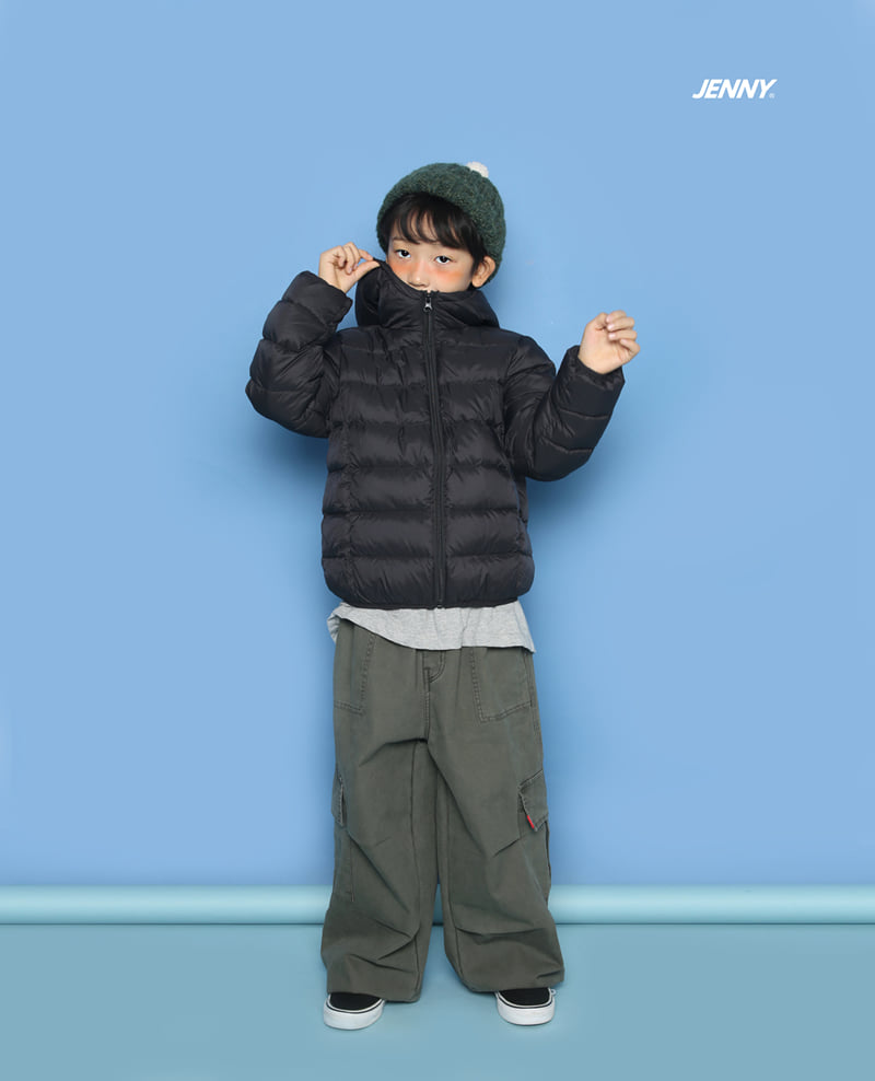 Jenny Basic - Korean Children Fashion - #todddlerfashion - Chaussette Khaki Fleece Pants - 5