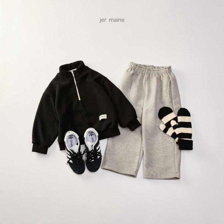 Jermaine - Korean Children Fashion - #childofig - Wide Fleece Pants - 5
