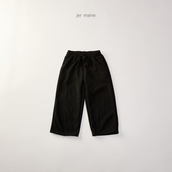 Jermaine - Korean Children Fashion - #designkidswear - Ribbed Wide Pants - 8