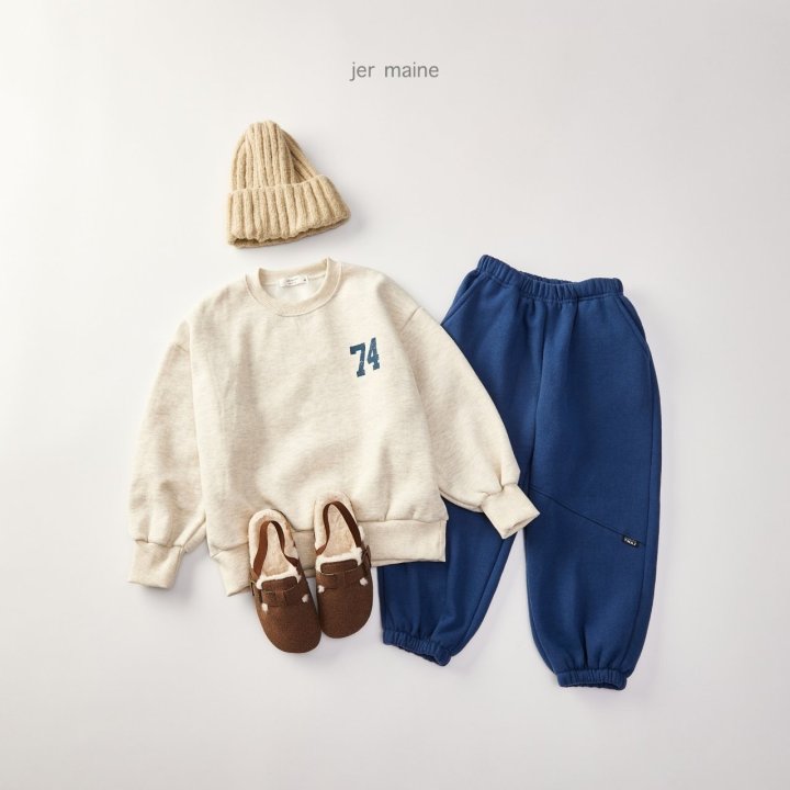 Jermaine - Korean Children Fashion - #kidsshorts - 74 Fleece Sweatshirt - 3