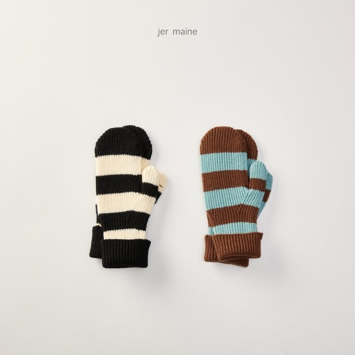Jermaine - Korean Children Fashion - #minifashionista - Stripe Mittens - 7