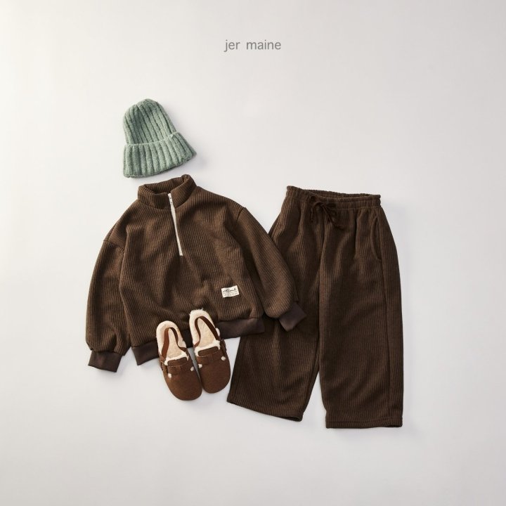 Jermaine - Korean Children Fashion - #toddlerclothing - Ribbed Wide Pants (J3) - 4