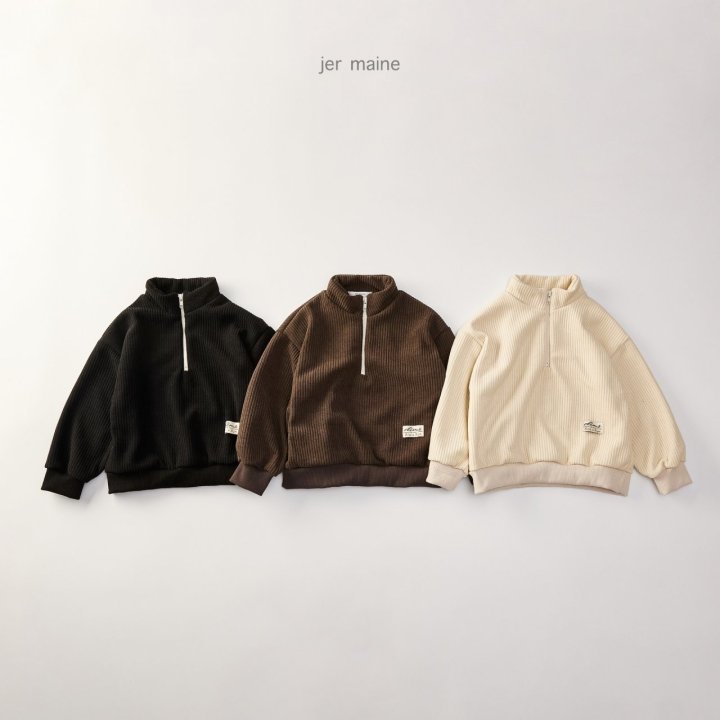Jermaine - Korean Children Fashion - #toddlerclothing - Ribbed Anorak Tee (J3)