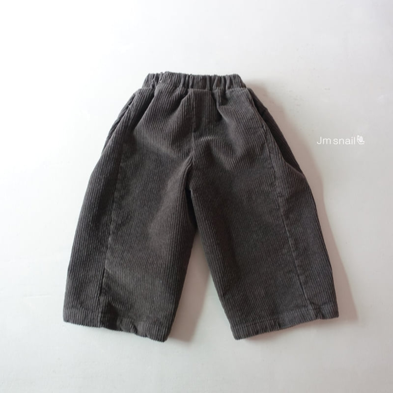 Jm Snail - Korean Children Fashion - #Kfashion4kids - Corduroy Stretch Side Pleat Pants - 6