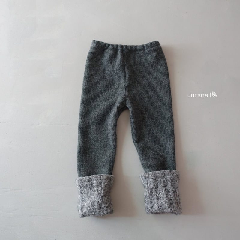 Jm Snail - Korean Children Fashion - #Kfashion4kids - Cable Leggings - 5