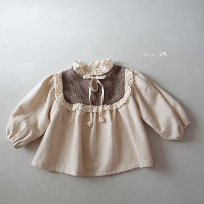 Jm Snail - Korean Children Fashion - #kidzfashiontrend - Grace Knit Blouse - 4