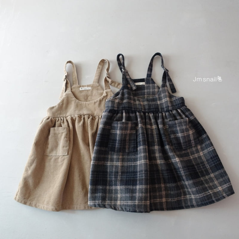 Jm Snail - Korean Children Fashion - #Kfashion4kids - Pocket Vest One-piece