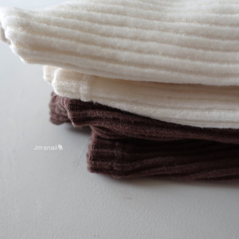 Jm Snail - Korean Children Fashion - #childofig - Kona Peach Ribbed Tee - 2