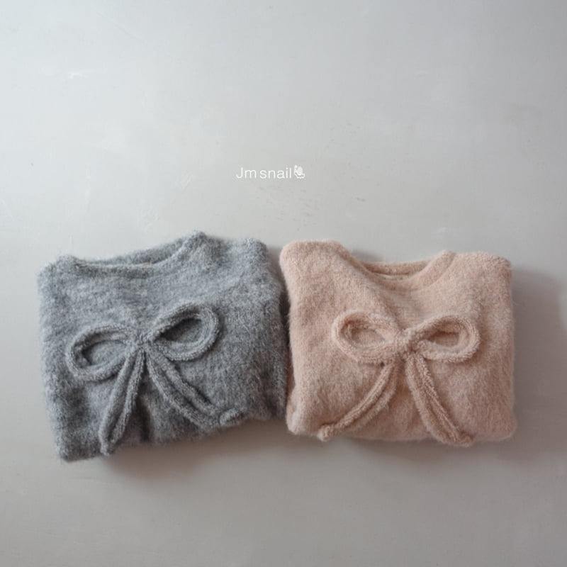 Jm Snail - Korean Children Fashion - #childofig - Fluffy Ribbon Tee