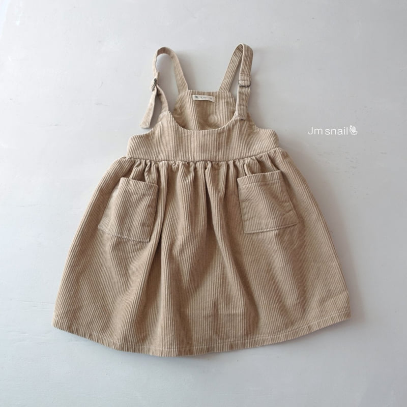 Jm Snail - Korean Children Fashion - #childofig - Pocket Vest One-piece - 7