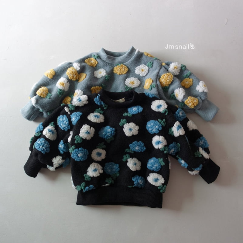 Jm Snail - Korean Children Fashion - #childrensboutique - Art Flower Tee - 7