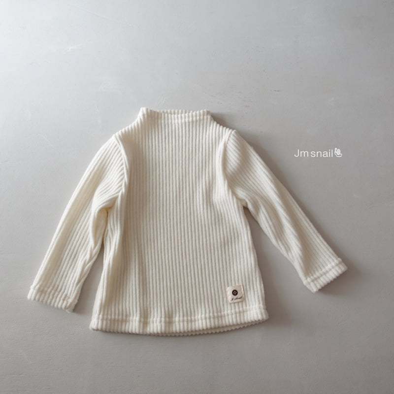 Jm Snail - Korean Children Fashion - #childrensboutique - Kona Peach Ribbed Tee - 3