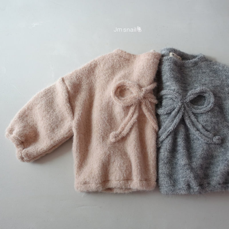 Jm Snail - Korean Children Fashion - #childrensboutique - Fluffy Ribbon Tee - 2